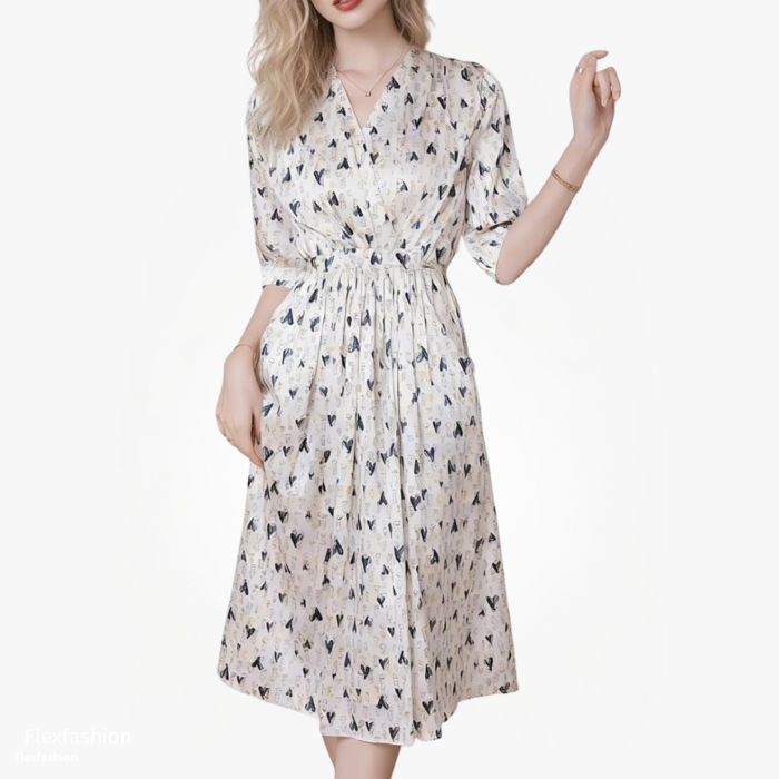Women's Summer Silk Midi Dress