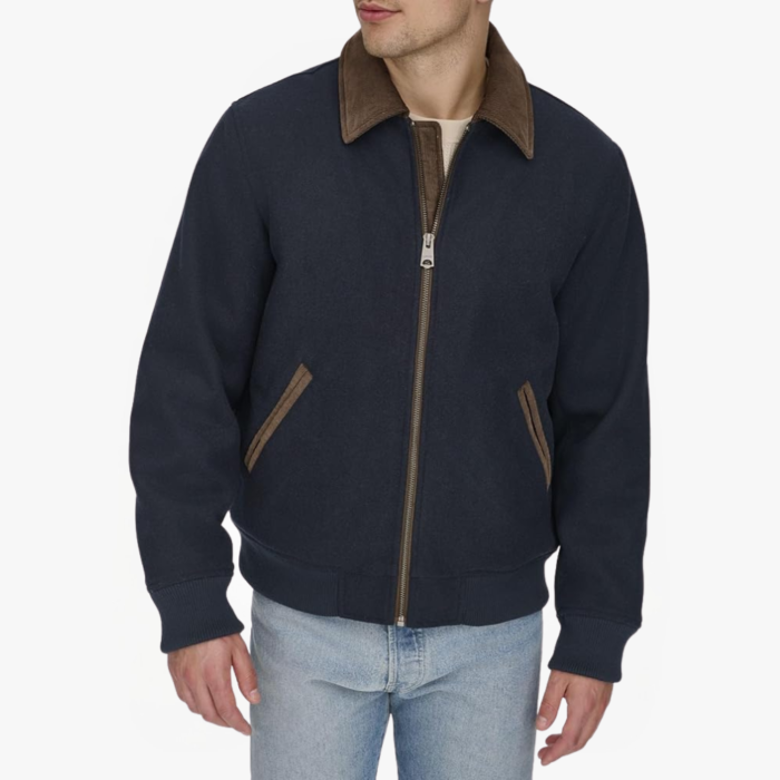 Untitled design Plaid Bomber Jacket