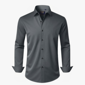 Long Sleeve Formal Shirt Solid Business Casual Button Down Shirts