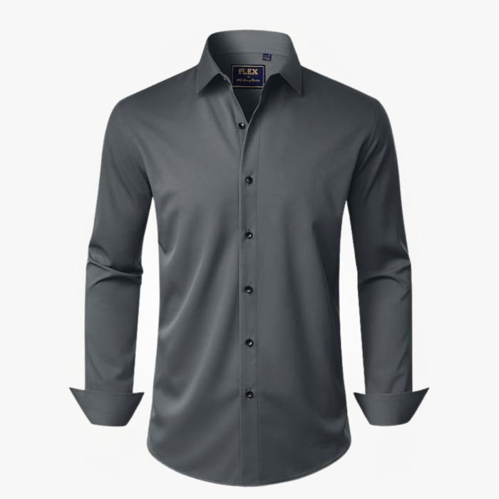 Untitled design Long Sleeve Formal Shirt Solid Business Casual Button Down Shirts
