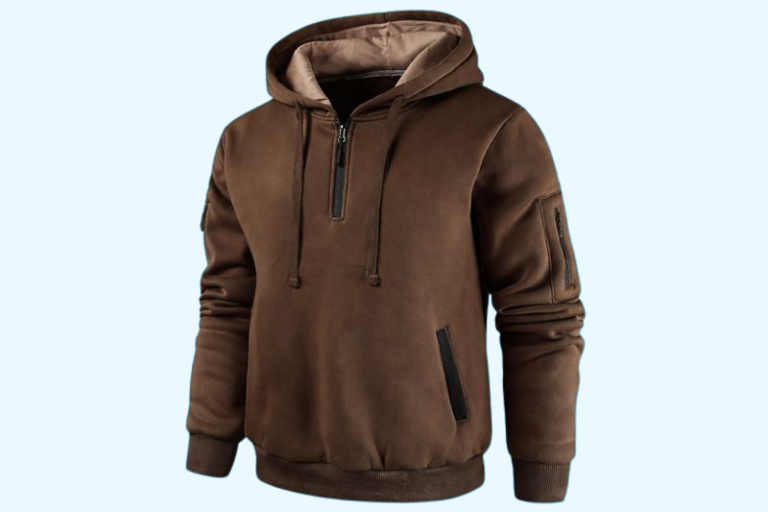 7 Must-Have Leidowei Men’s Quarter-Zip Hoodie – Casual Long Sleeve Pullover
