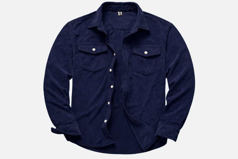 MAGNIVIT Men’s Ultimate Overshirt with Pockets – 5 Stylish Corduroy Shackets
