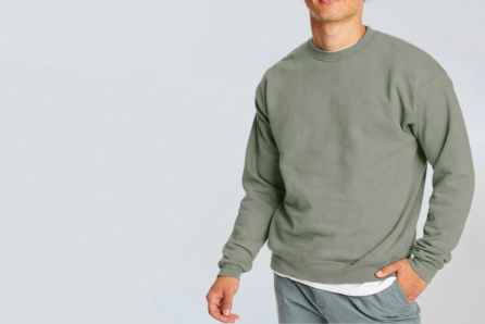 Casual style in sage green