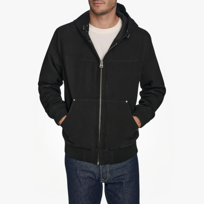 Hooded Bomber Jacket