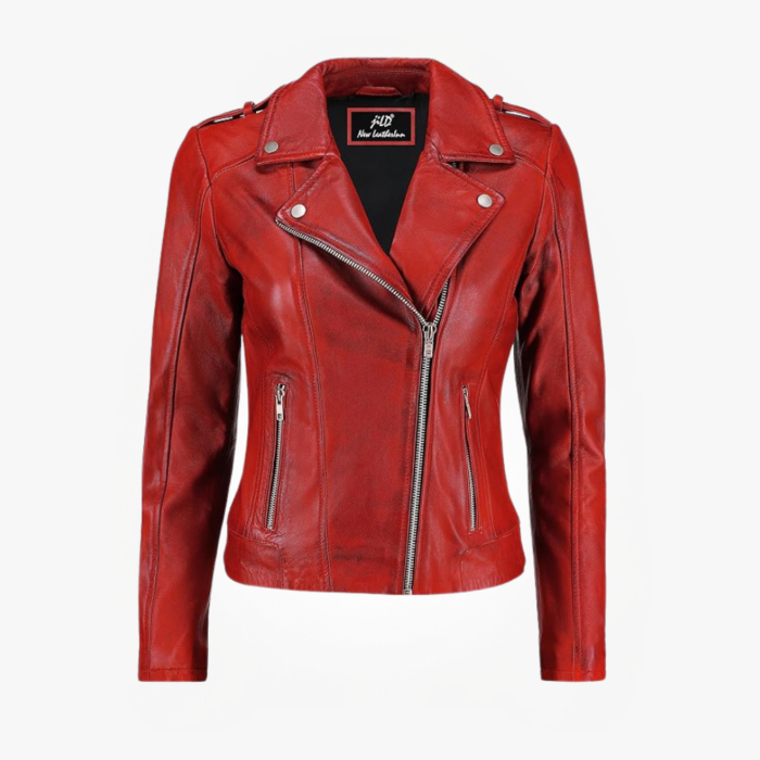 Vintage Biker Leather Jacket