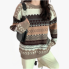 Striped Loose Knit Sweater