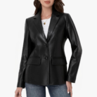 Women’s Lambskin Leather Blazer Stylish