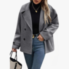 Women’s Cropped Wool Coat