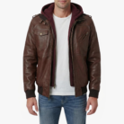Lambskin Leather Bomber Jacket