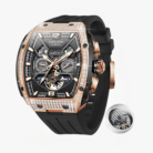 Diamond Skeleton Watch