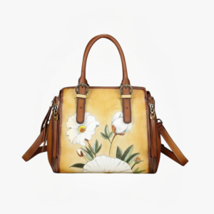 Hand Painted Leather Bag