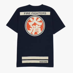 Japanese Fire Fighters Graphic T-Shirt