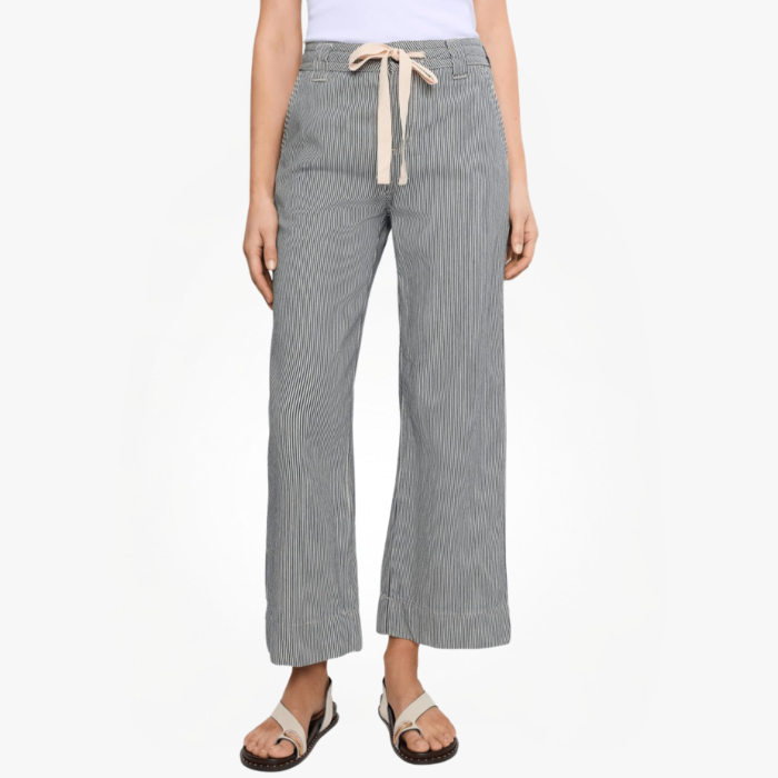 Lily Stripe Cropped Pants